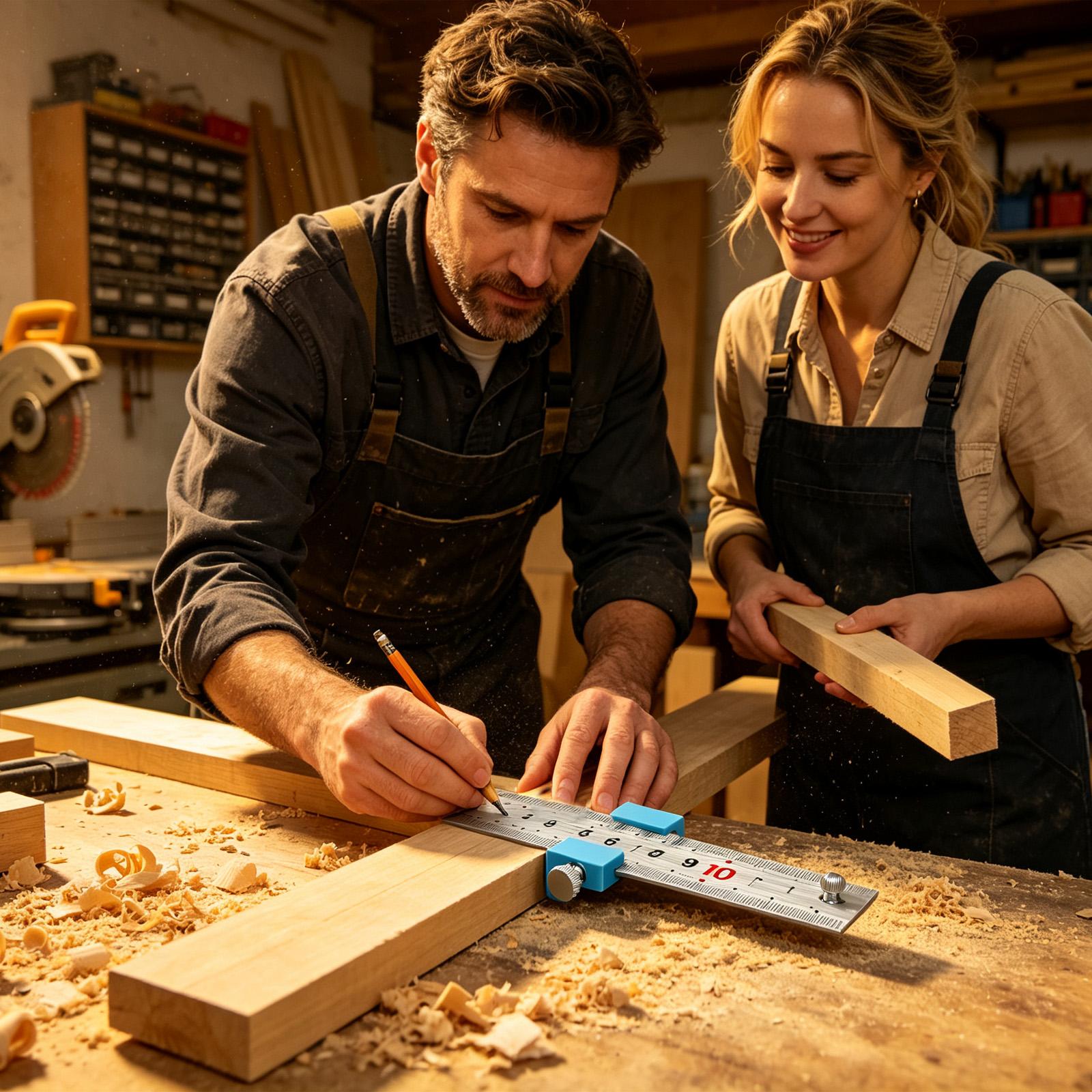 Woodworking Workshop - Herramientas de Carpintería: Regla de Carpintería,