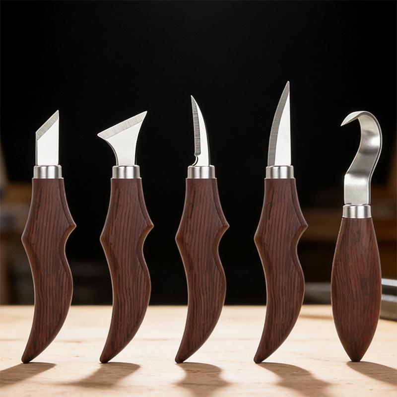Juego de 5 cuchillos para tall - Wood Chisel Set reseña y precio