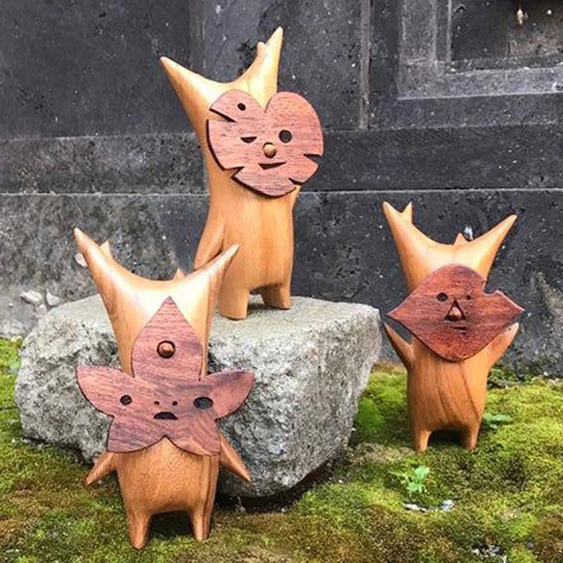 Estatua Korok de madera para d - Woodworking Resin reseña y precio